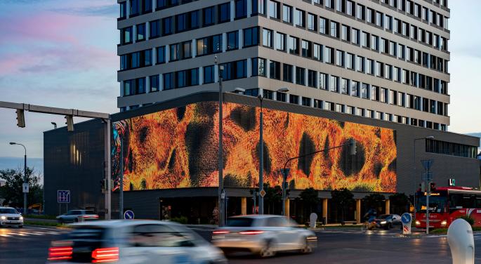 najvacsia LED fasada