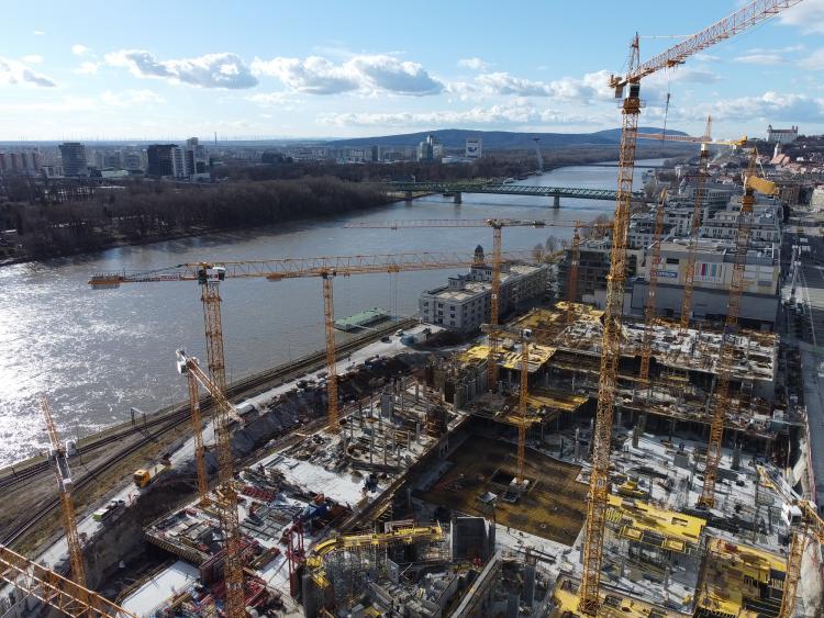 Construction work on the project